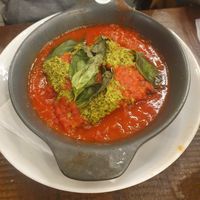 Vegan Rainbow Lasagne: Six layers of pasta with a rainbow of fillings: butternut squash, beetroot & red onion and spinach. Oven-baked in a slow-roasted tomato sauce, topped with pe at Zizzi - Trafford Centre in Manchester