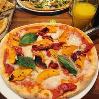 vegan cheese pizza  at Zizzi in Market Harborough