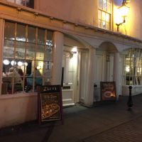 outside  at Zizzi in Durham