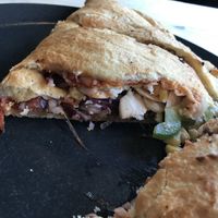 Vegan calzone   at Mr Singh's in East London