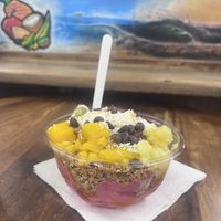 Açaí bowl  at Anake's Juice Bar in Koloa