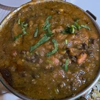 Lentils with beans at Indian Palace in Sintra