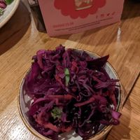 Sweet pickled slaw at Las Iguanas - Meadowhall in Sheffield