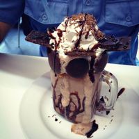 Mint Choc Chip Freakshake at The Burger Garden in Sheffield