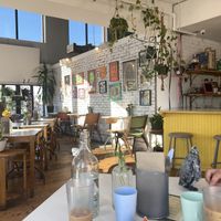 Lovely spot to sit and chat or read!  at Cafe Frida in Trois-rivieres