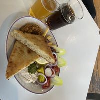 Bread and dip ‘snack’ was really good. Needed more bread though.   at Cafe Frida in Trois-rivieres