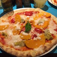 Vegan pizza at Zizzi in Nottingham