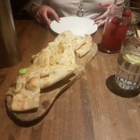 Vegan garlic bread. at Zizzi in Nottingham