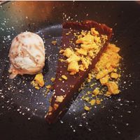 Chocolate tart - Vegan  at Zizzi in Nottingham