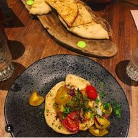 Vegan Bruschetta and Garlic Bread  at Zizzi in Nottingham