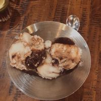 Vegan chocolate and coconut sorbet at Zizzi in Portsmouth