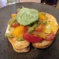 Vegan bruschetta at Zizzi - Leopold Square in Sheffield
