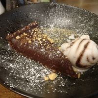 Chocolate and praline torte at Zizzi - Leopold Square in Sheffield