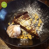 Chocolate torte at Zizzi in Sutton