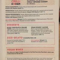 Pizza, desserts, wines at Zizzi in Watford