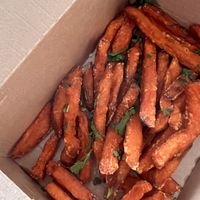 Sweet potato fries  at Zizzi in Worcester