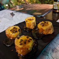 Banana with passion fruit at We Can Veg It in Campinas