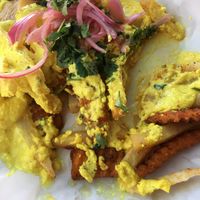 Fritas Huancaina at Cafe Cusco in Springfield