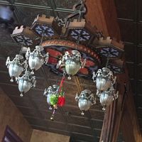 Chandelier  at Cafe Cusco in Springfield