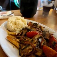Portabella saltado  at Cafe Cusco in Springfield