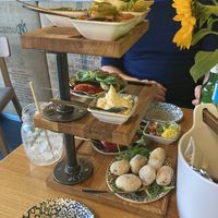 Vegan starter plate  at Alex Kitchen in Husum