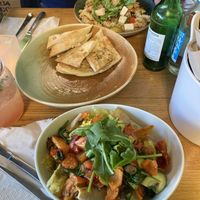 Vegan Kumpir and Asia Pasta with vegetables and Tofu  at Alex Kitchen in Husum