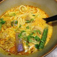 Curry laksa at BMS Organics - Mid Valley City in Kuala Lumpur