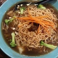Mushroom noodle dish at BMS Organics - Mid Valley City in Kuala Lumpur
