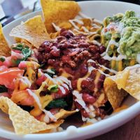 Nachos at La Esquina Vegana in Heredia