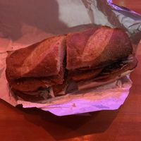 Vegan Emilio Pestevez   at Honeyhole Sandwiches in Seattle