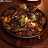 Mushroom fajitas at Las Iguanas in Derby