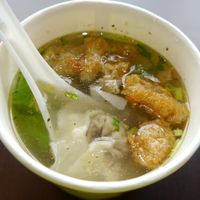 wonton soup noodles at D & B Veggie in New Taipei City
