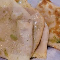 Garlic naan at Namaste India in Cuenca