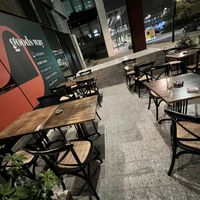 outside  at Temple of Seitan - Hackney in East London