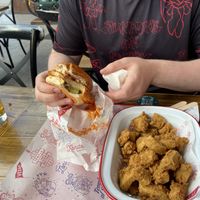 lovely chicken bites  at Temple of Seitan - Hackney in East London