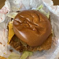 Temple Burger  at Temple of Seitan - Hackney in East London