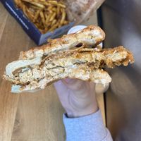 Temple Burger  at Temple of Seitan - Hackney in East London