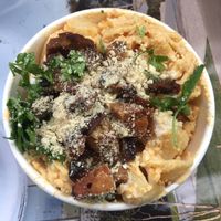 mac n cheese to go!  at Temple of Seitan - Hackney in East London