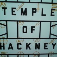 Laibach approved decor! at Temple of Seitan - Hackney in East London