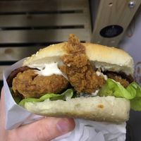 Temple Burger at Temple of Seitan - Hackney in East London