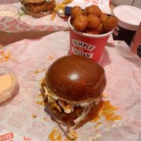 Buffalo and tots   at Temple of Seitan - Hackney in East London