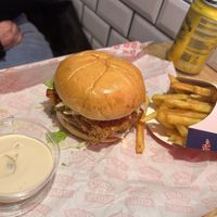 Nashville and fries    at Temple of Seitan - Hackney in East London
