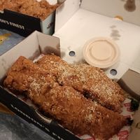 Garlic Parm wings at Temple of Seitan - Hackney in East London