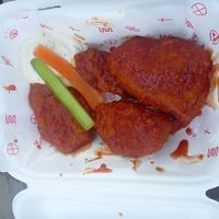 Gluten free 'chicken' wings at Temple of Seitan - Hackney in East London