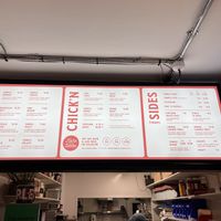 Menu but there’s loads more options from the computer screen ordering panel  at Temple of Seitan - Hackney in East London