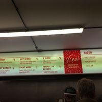 Menu at Temple of Seitan - Hackney in East London