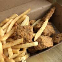 snack box at Temple of Seitan - Hackney in East London