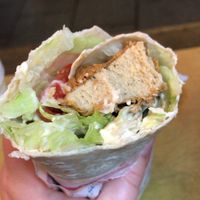 Twist wrap at Temple of Seitan - Hackney in East London