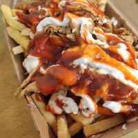 Dirty fries at Temple of Seitan - Hackney in East London