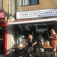 From the outside  at Temple of Seitan - Hackney in East London